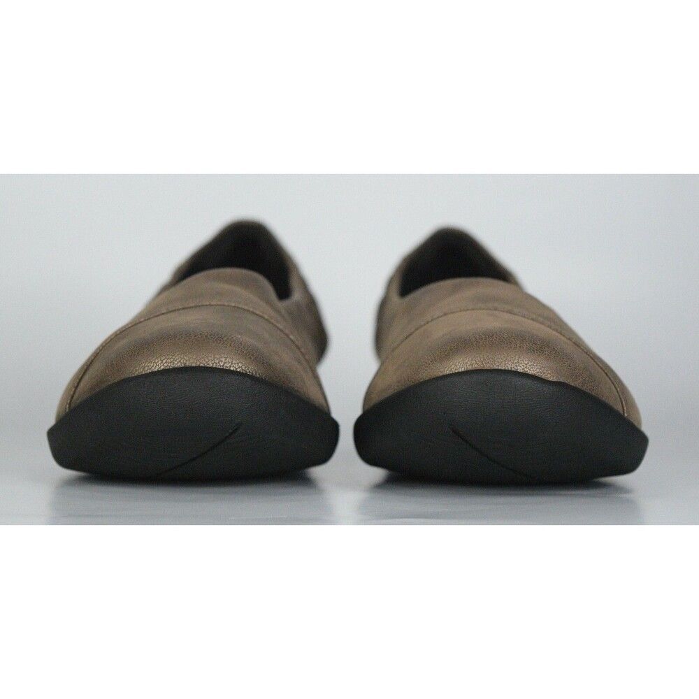 Clarks Cloudsteppers Women's Size 10 Bronze Flats Slip On Shoes - Picture 9 of 12
